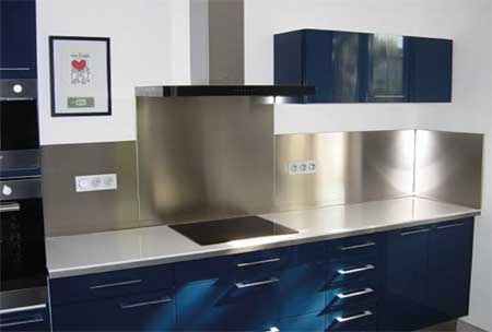 Crédence inox sur mesure