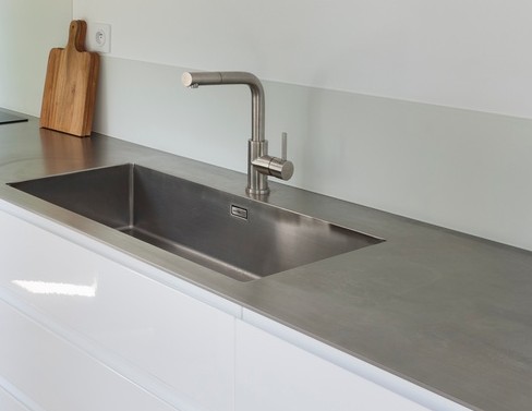 plan de travail inox massif 6 mm sur mesure